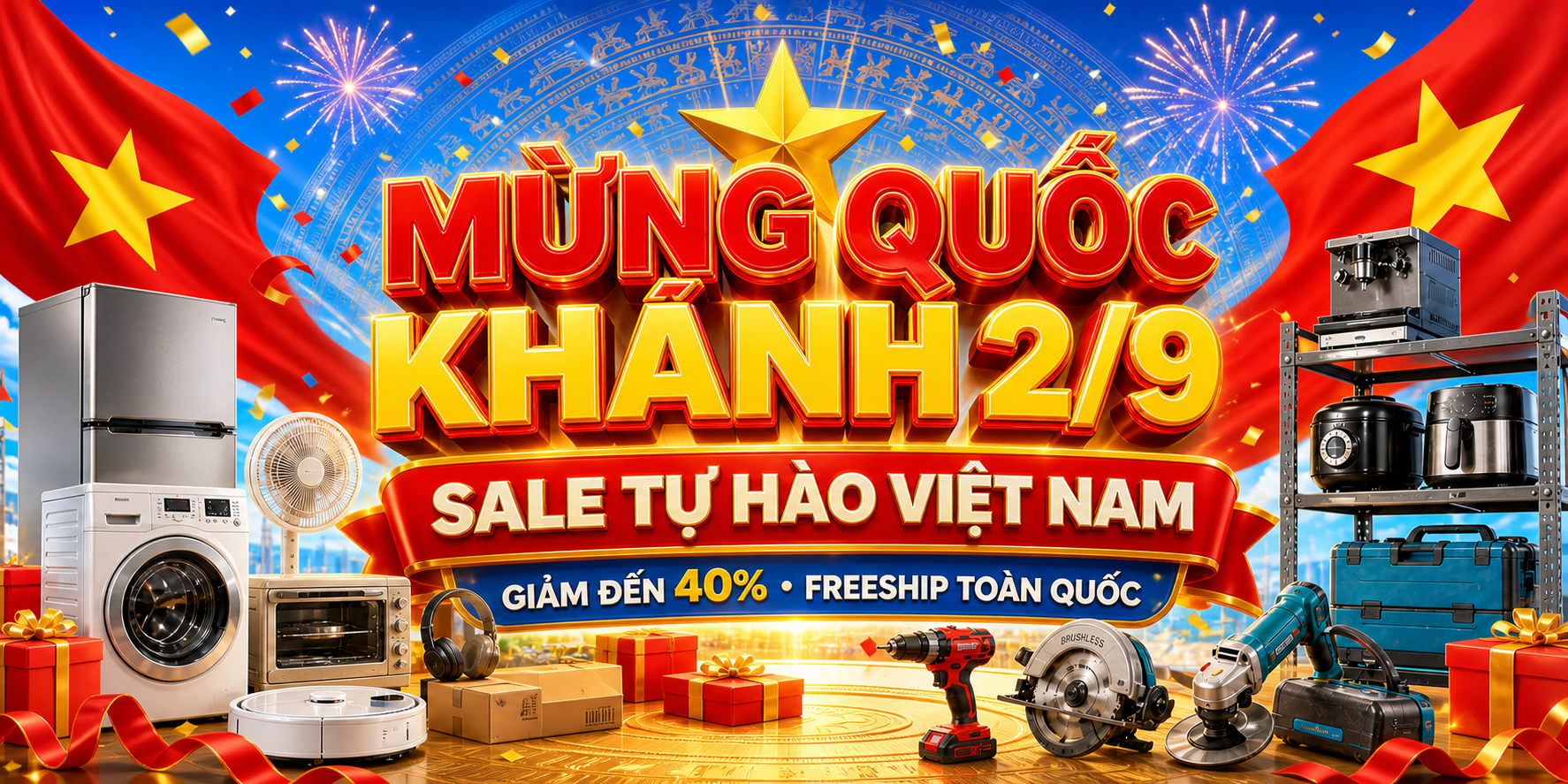 Banner ưu đãi Chợ Đồ Bãi 5